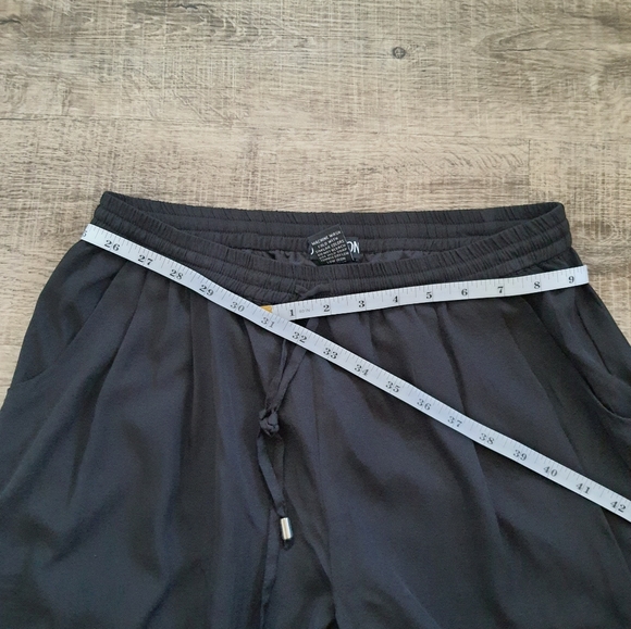 Black Drawstring Jogger Pants - Picture 6 of 9
